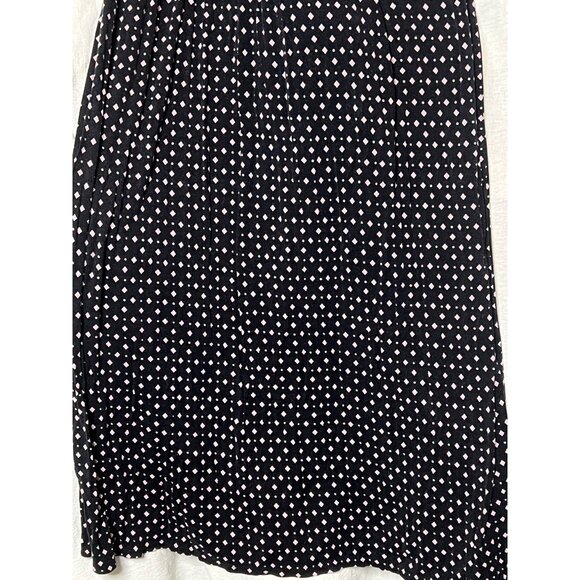 Alfani Intimates Black  Pink Diamond Pattern Sleeveless Maxi Dress XL Athleisure - Picture 4 of 14